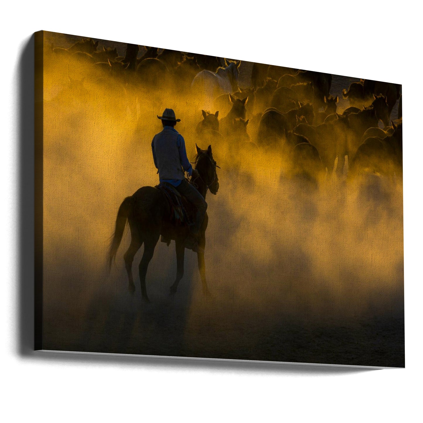 cowboy och hästar | Canvas