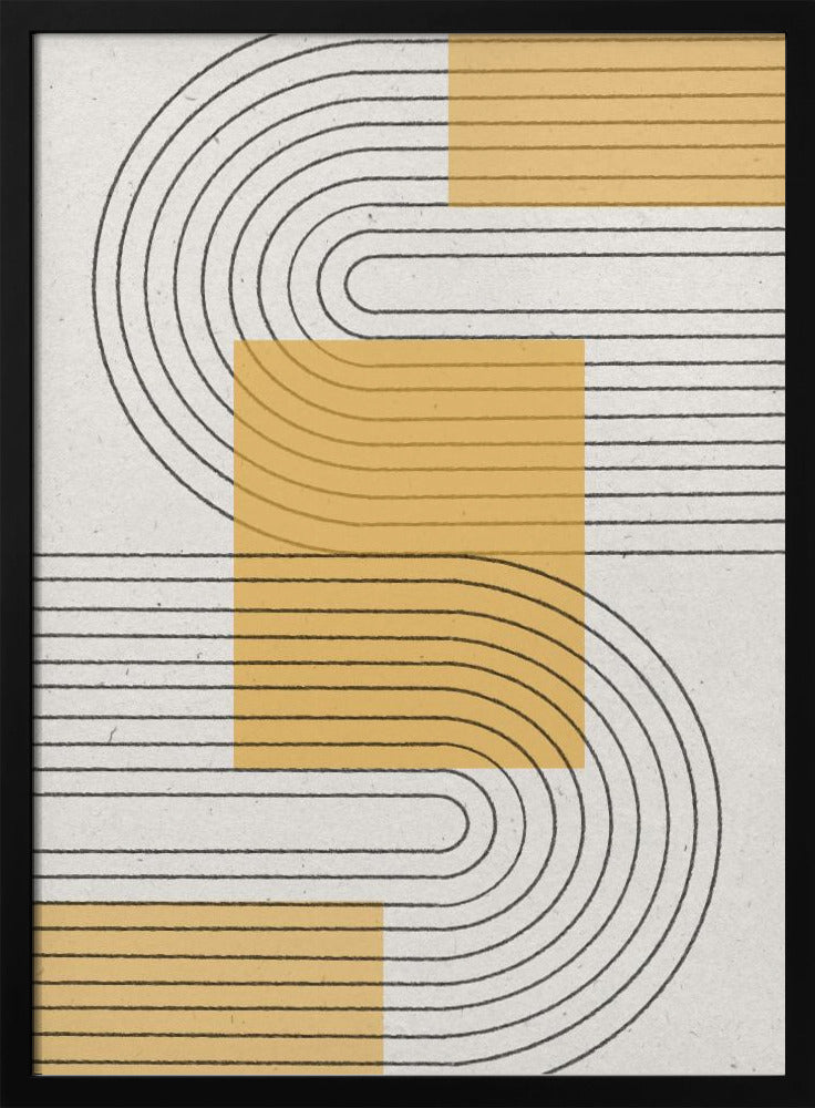 Yellow Modern Graphic | Poster
