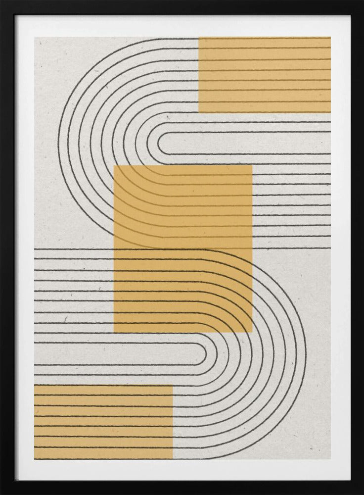 Yellow Modern Graphic | Poster