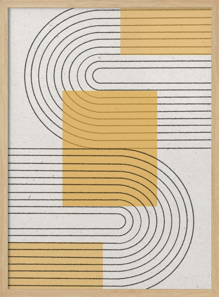 Yellow Modern Graphic | Poster