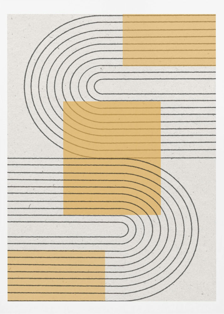 Yellow Modern Graphic | Poster
