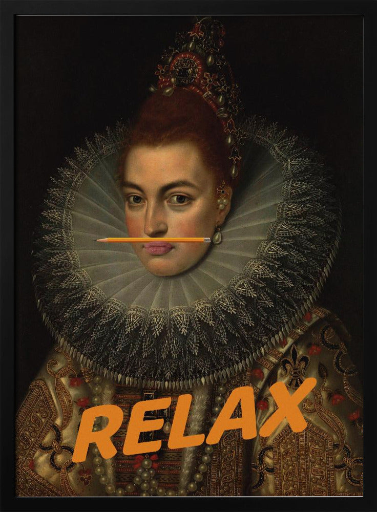 Relax Altered Oil Painting | Poster