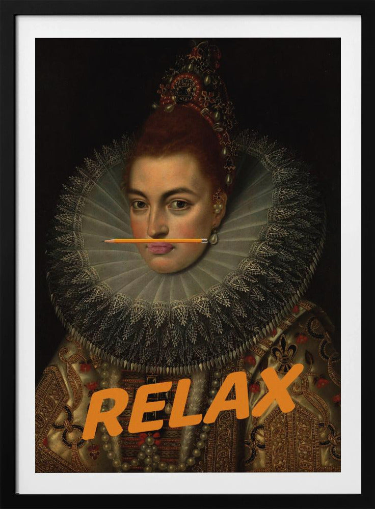 Relax Altered Oil Painting | Poster