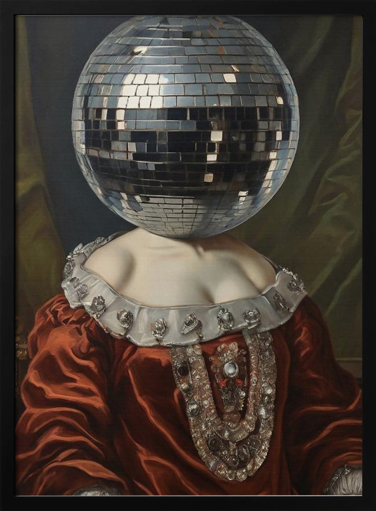 Antike Discokugel | Poster