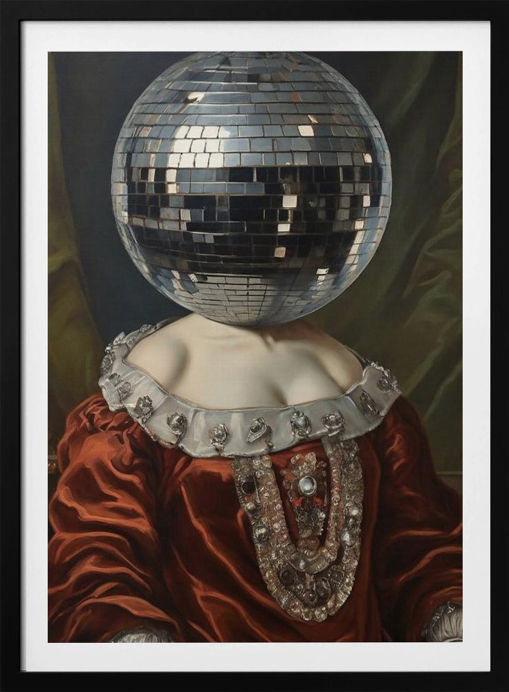 Antike Discokugel | Poster