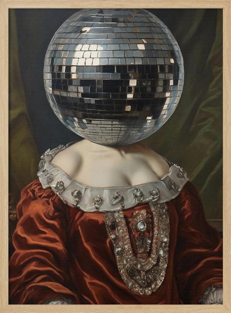 Antike Discokugel | Poster