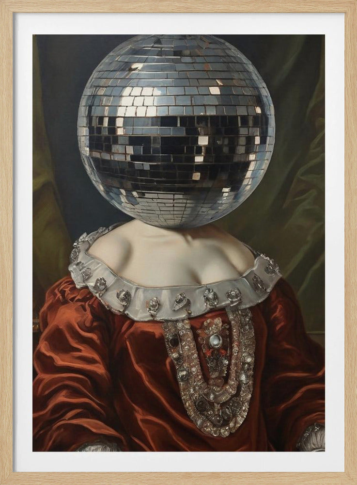 Antike Discokugel | Poster