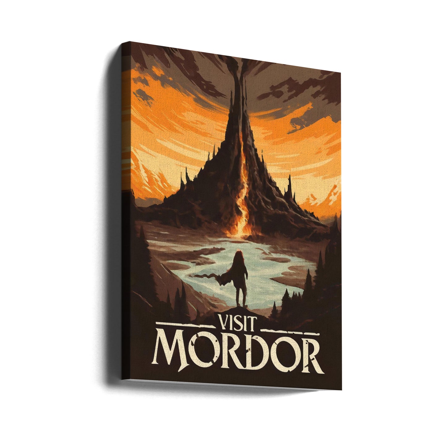 Bezoek Mordor | Canvasprints