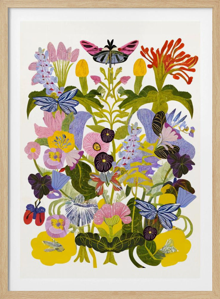 Abstract Autumn Floral | Poster