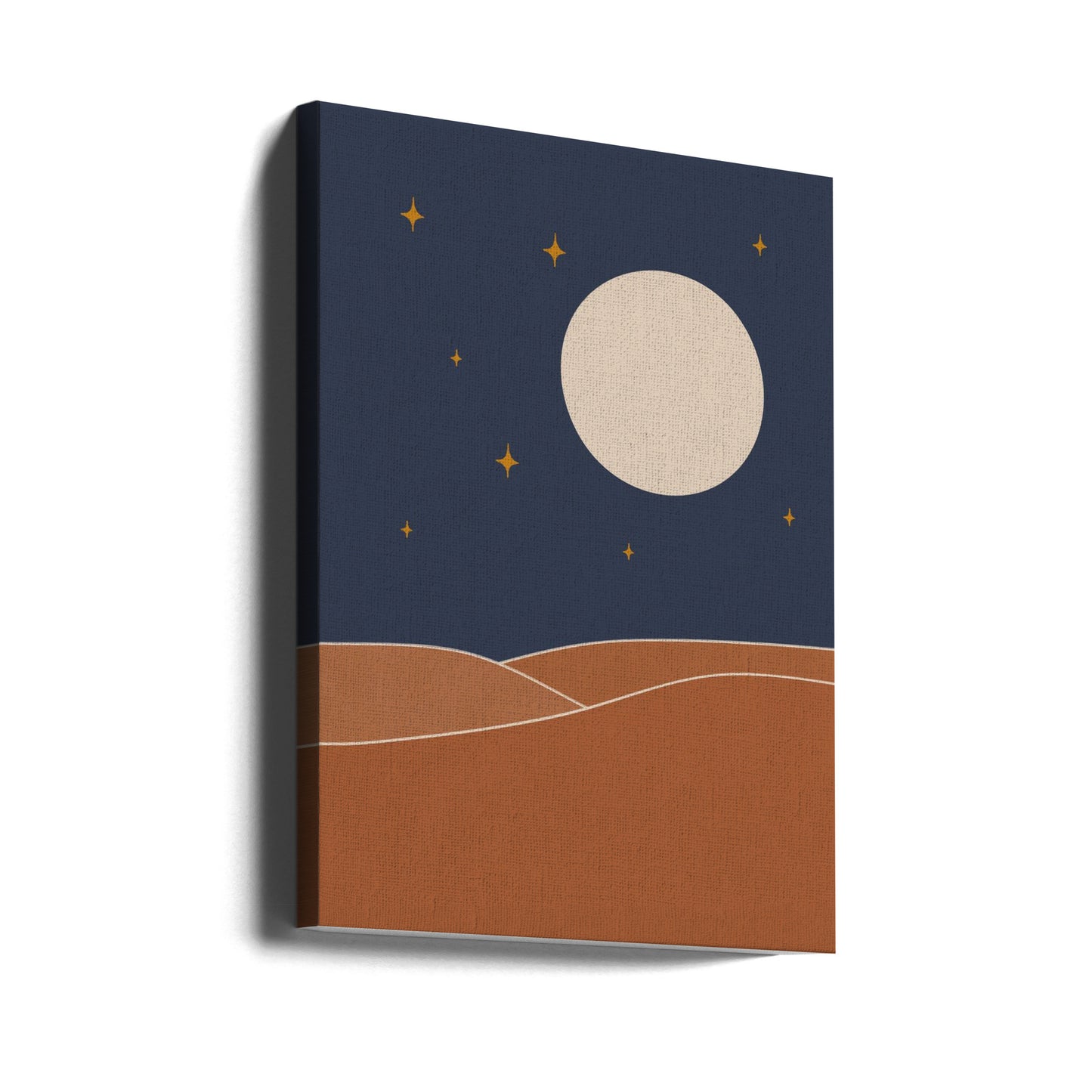 Stjärnklar Stjärnnatt | Canvas