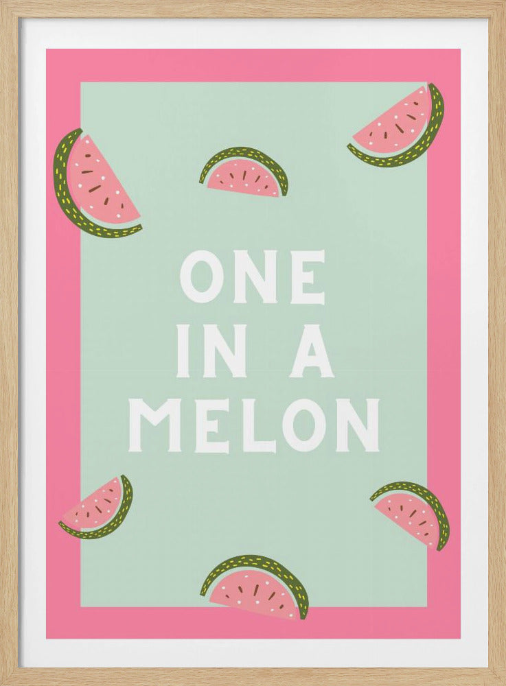 En i en melon | Poster