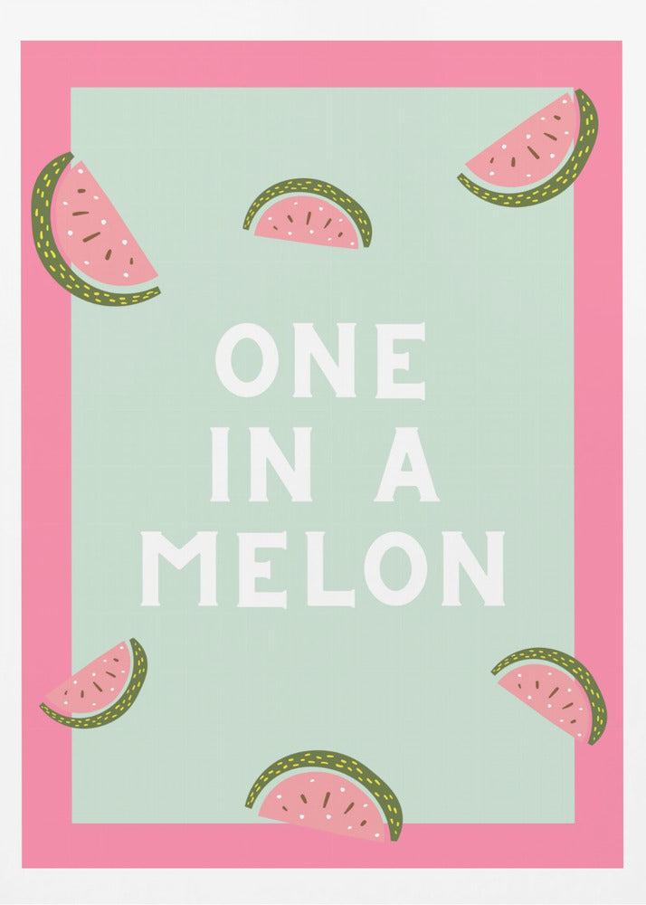 En i en melon | Poster