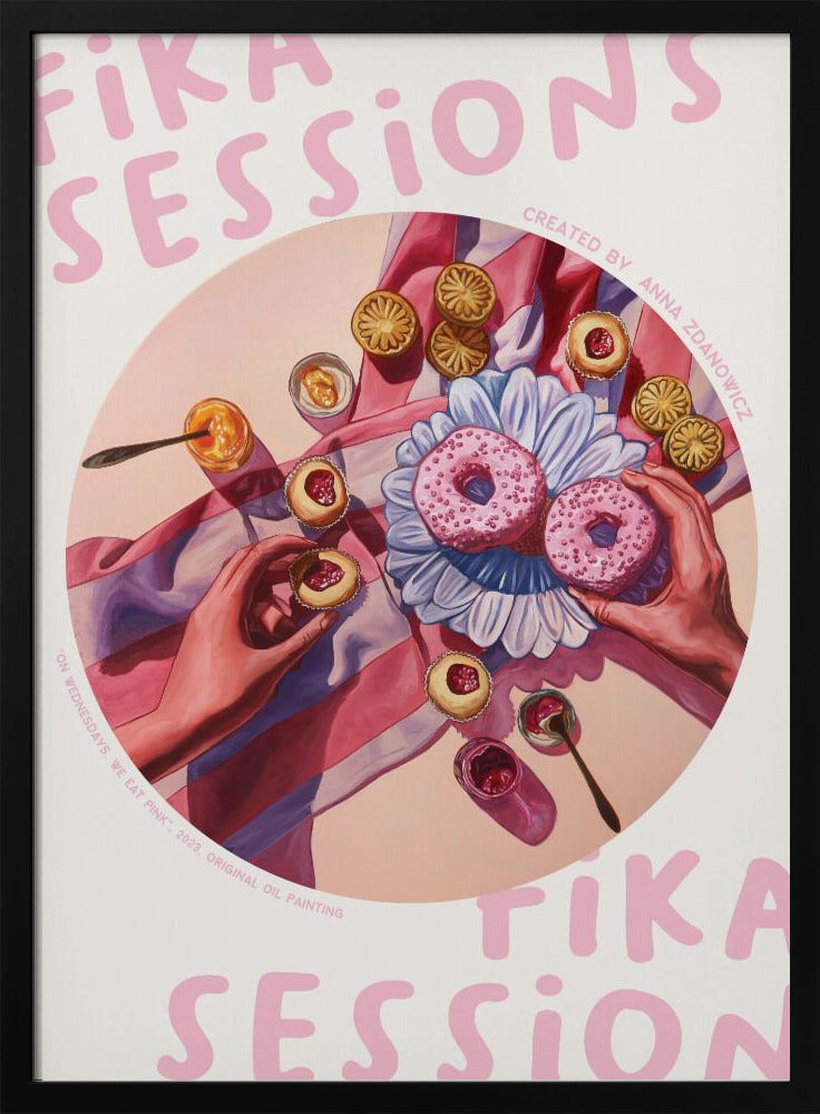 Mittwochs essen wir Pink | Poster