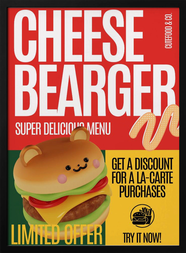 Cheeseburger Angebot | Poster
