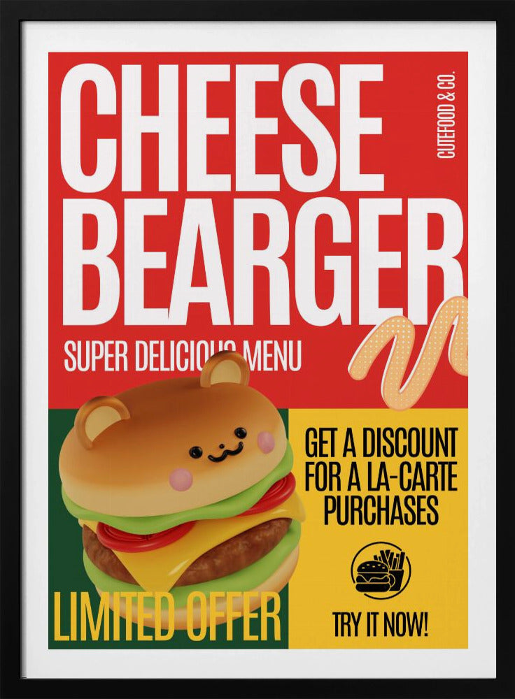 Cheeseburger Angebot | Poster