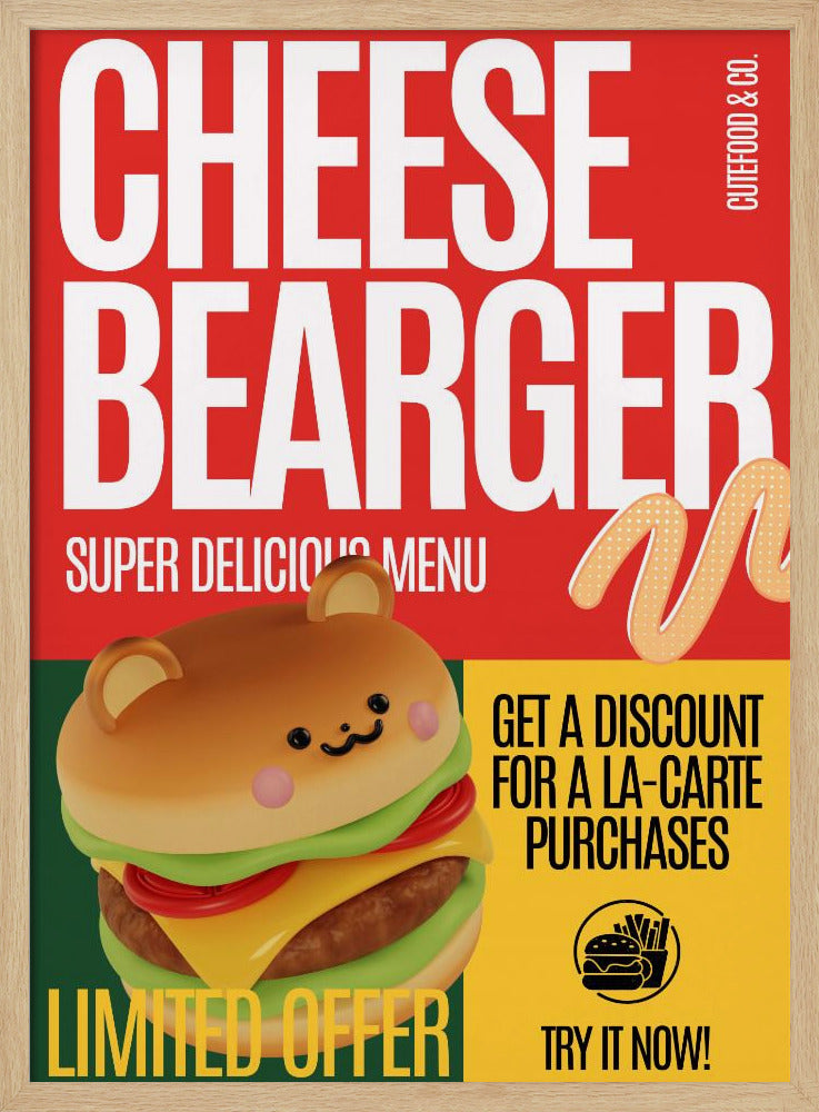 Cheeseburger Angebot | Poster