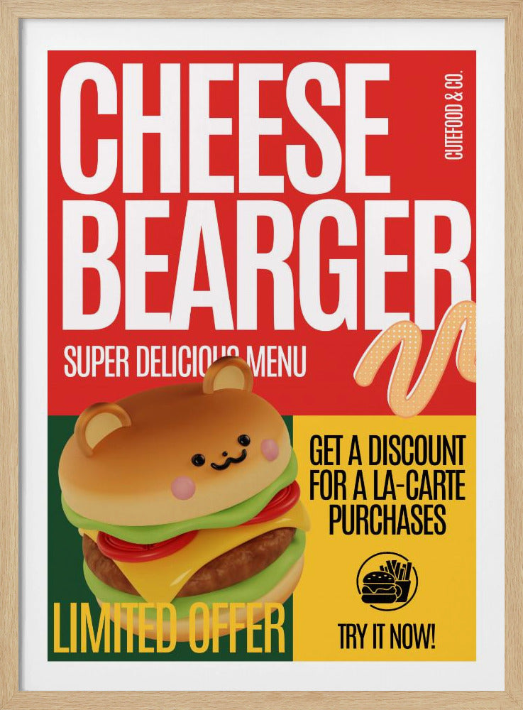 Cheeseburger Angebot | Poster