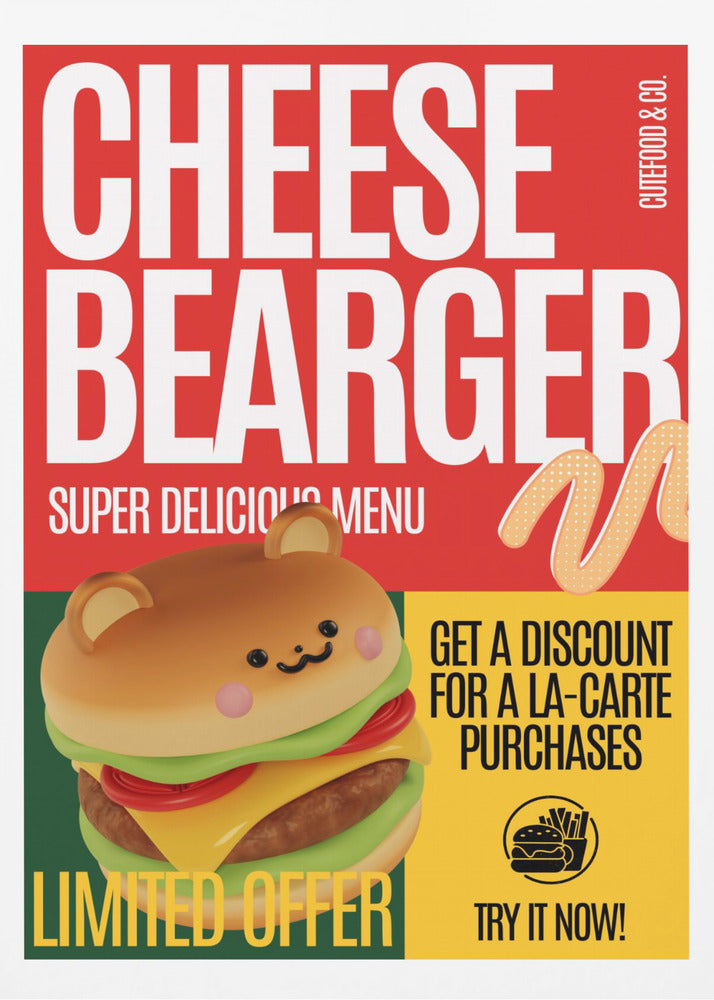 Cheeseburger Angebot | Poster