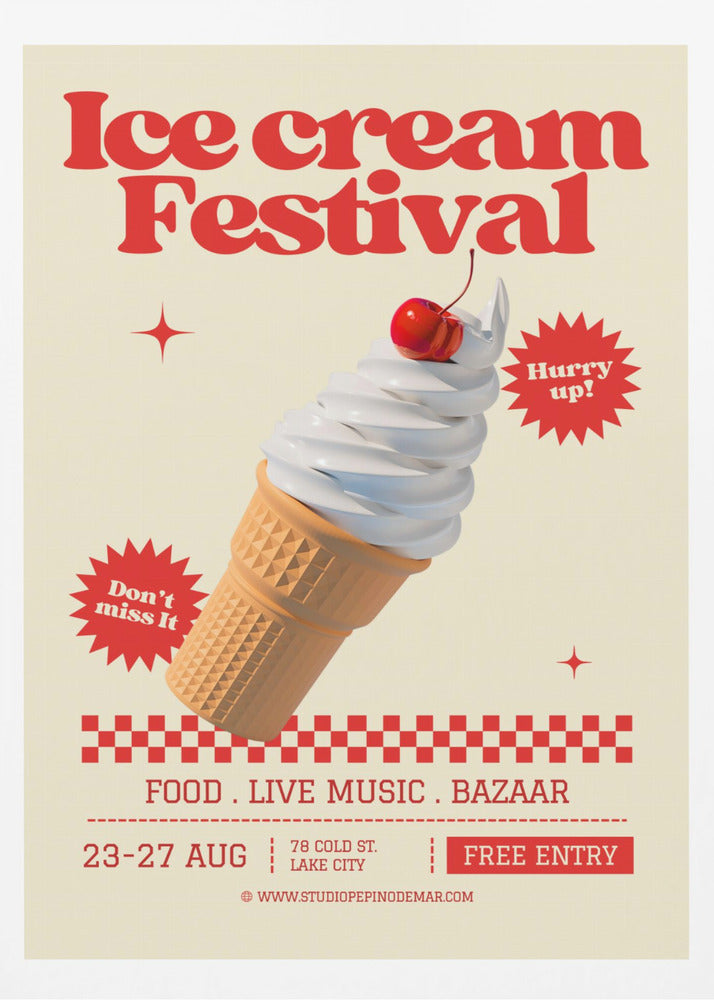 Ice Cream Festival | Poster