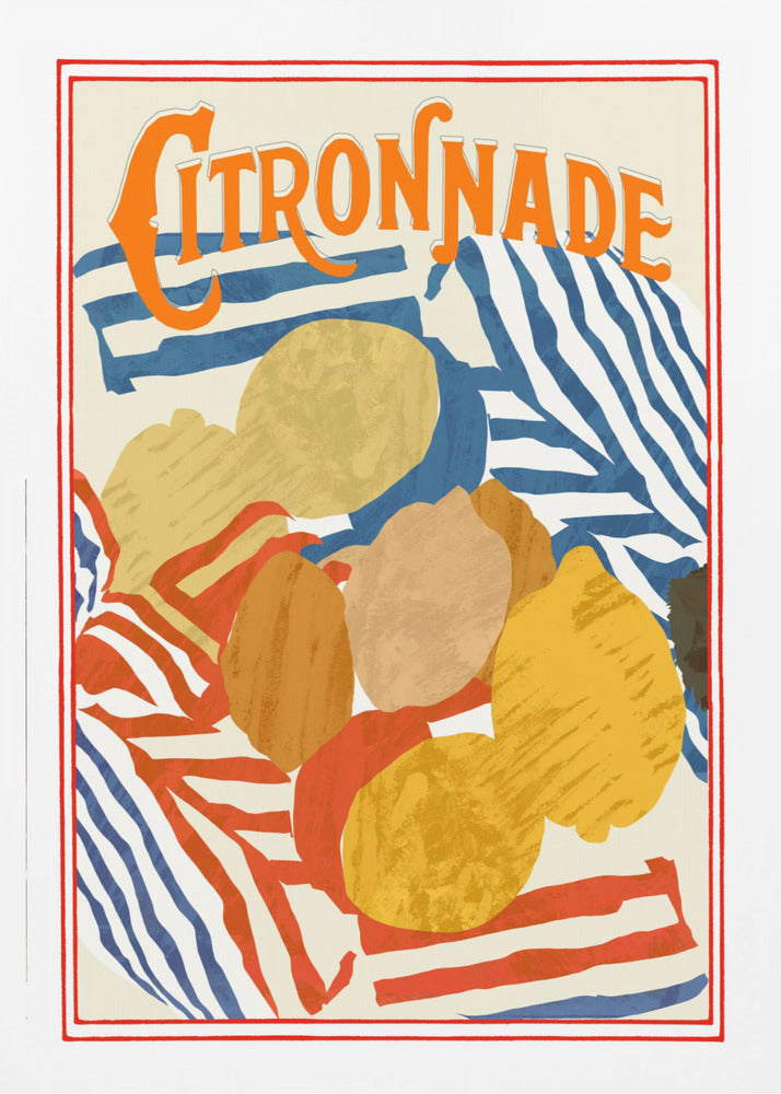 Citronnade Blue and Red | Poster