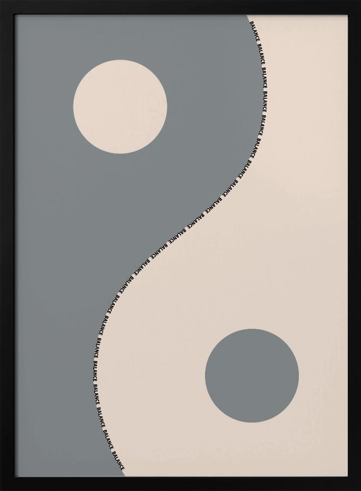 Balance gray | Poster
