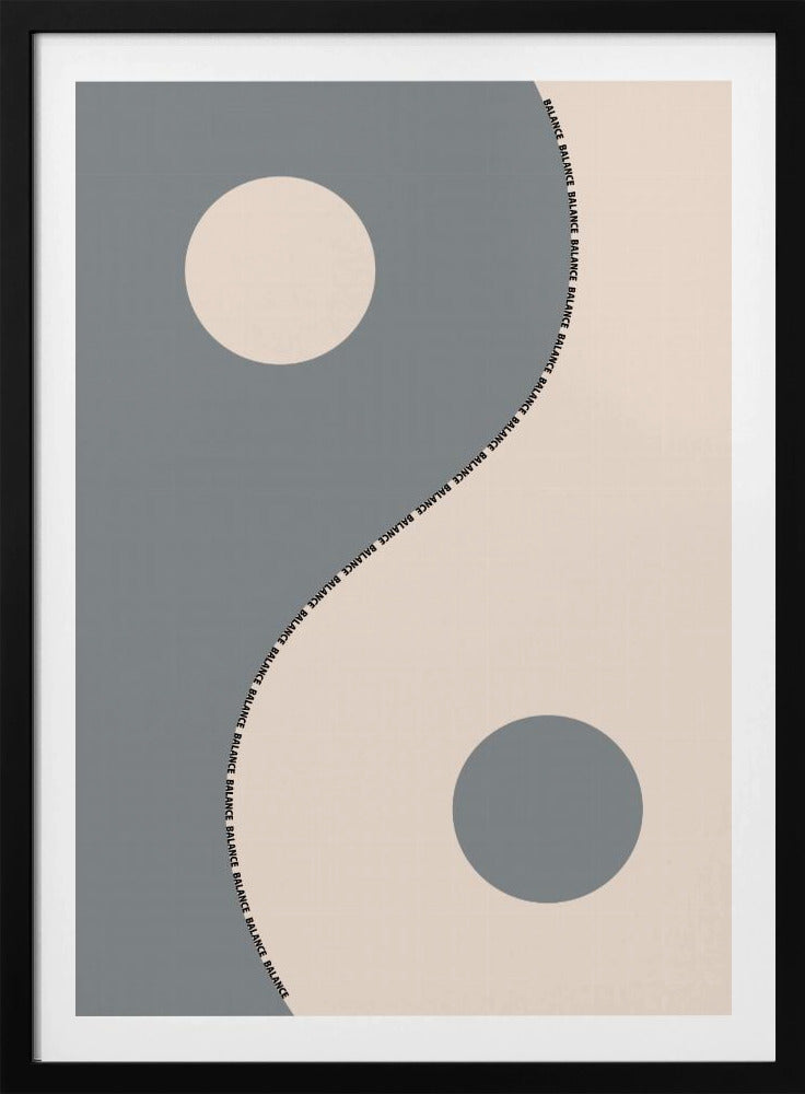 Balance gray | Poster