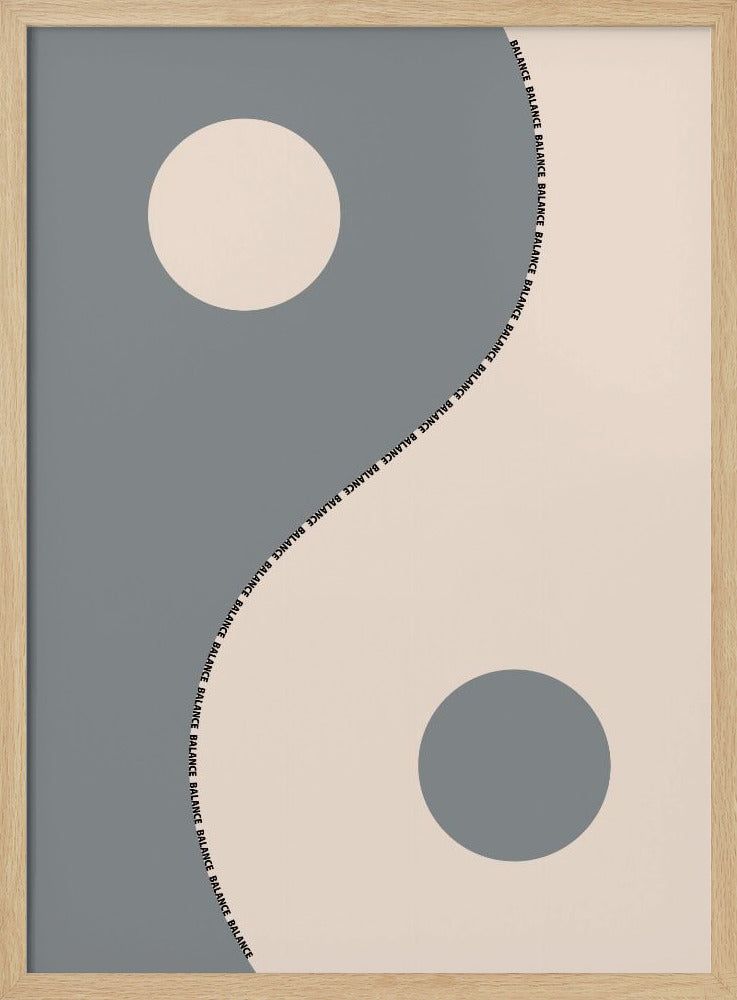 Balance gray | Poster