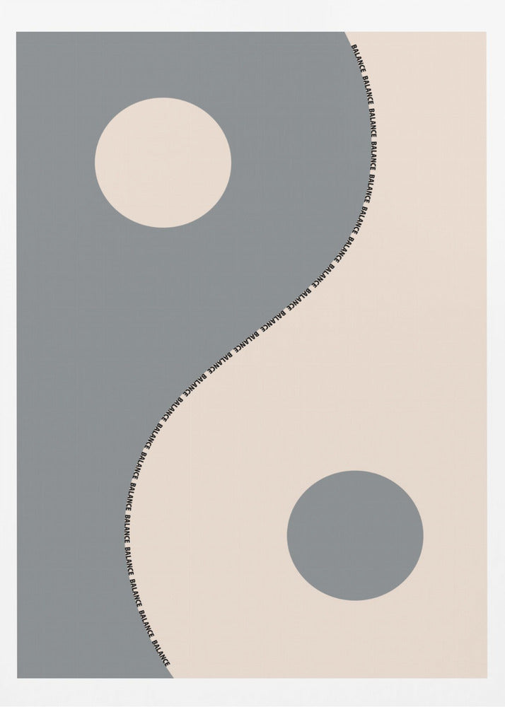 Balance gray | Poster