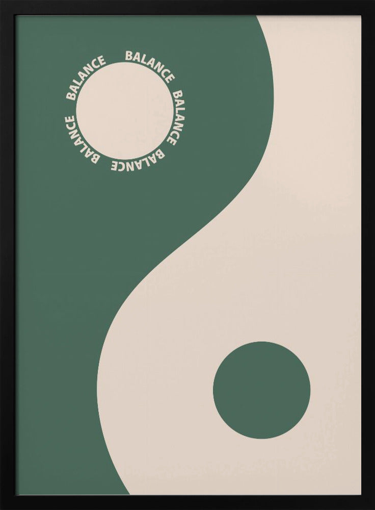 Balance green | Poster