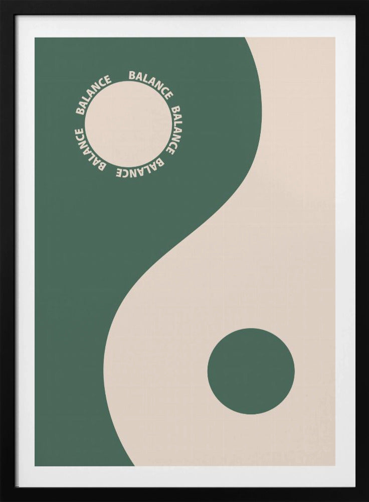 Balance green | Poster
