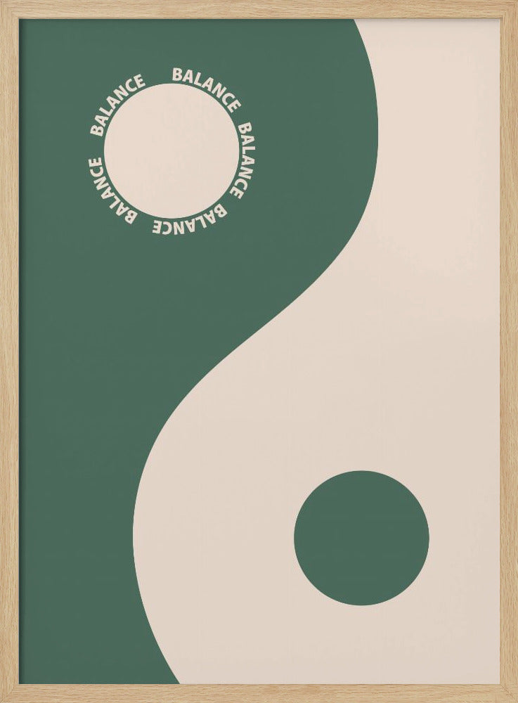 Balance green | Poster