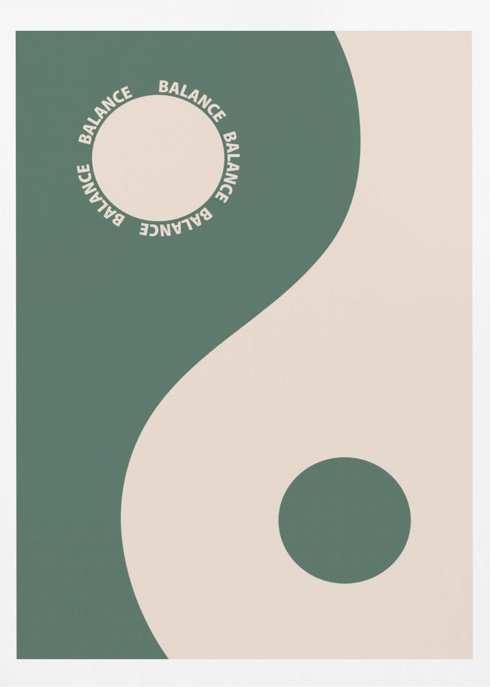 Balance green | Poster