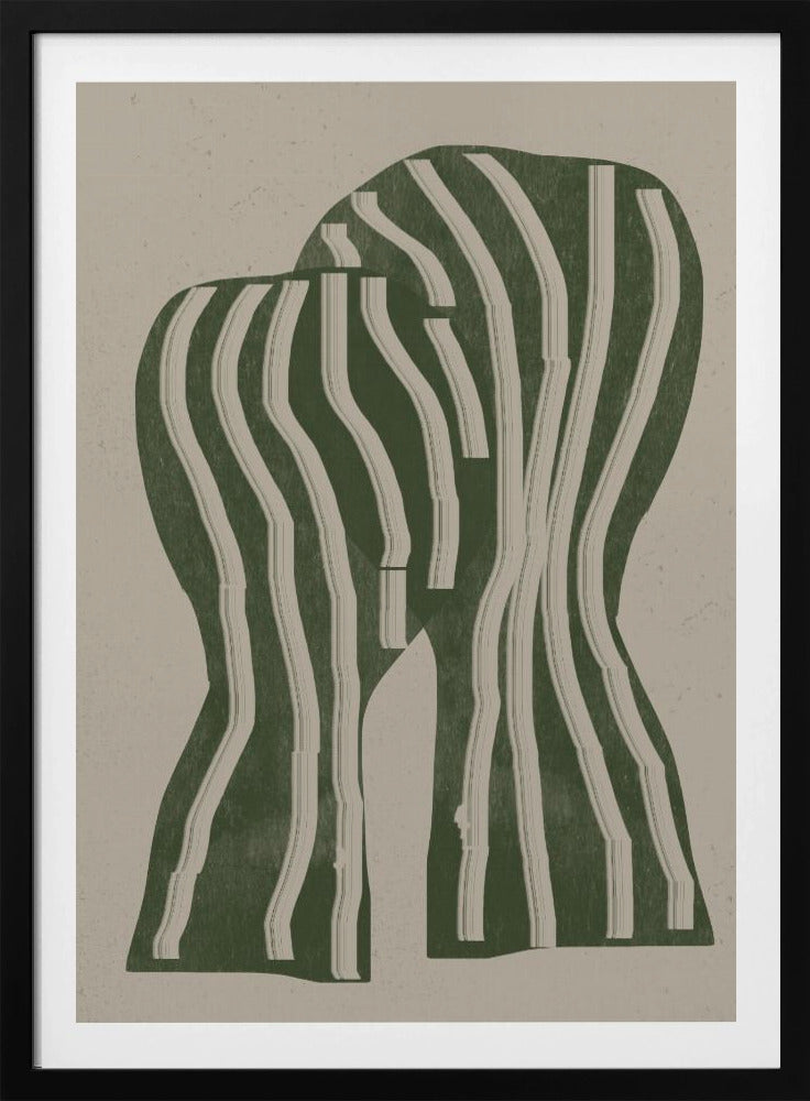 Böjda ränder | Poster