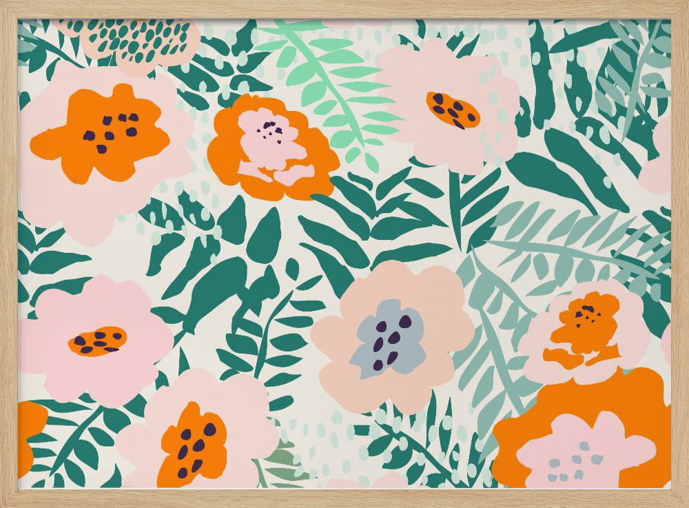 Botanical dopamine pattern | Poster