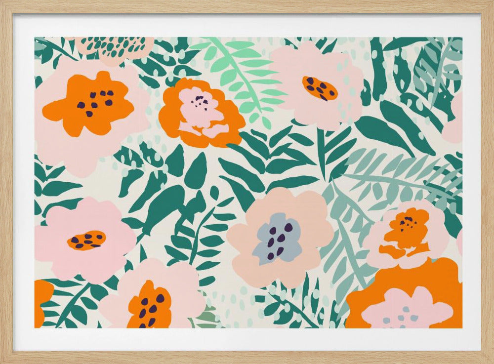 Botanical dopamine pattern | Poster