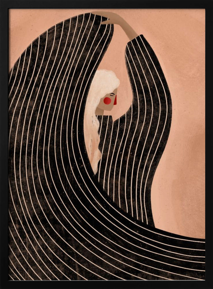 Die Frau mit dem schwarzen Kleid | Poster
