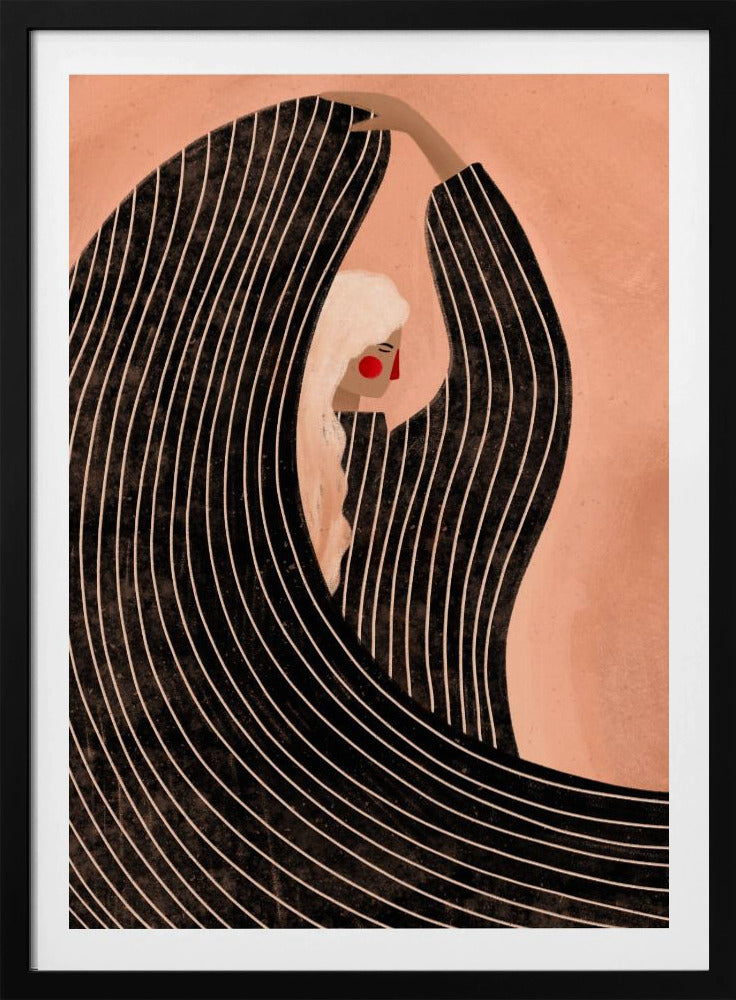 Die Frau mit dem schwarzen Kleid | Poster