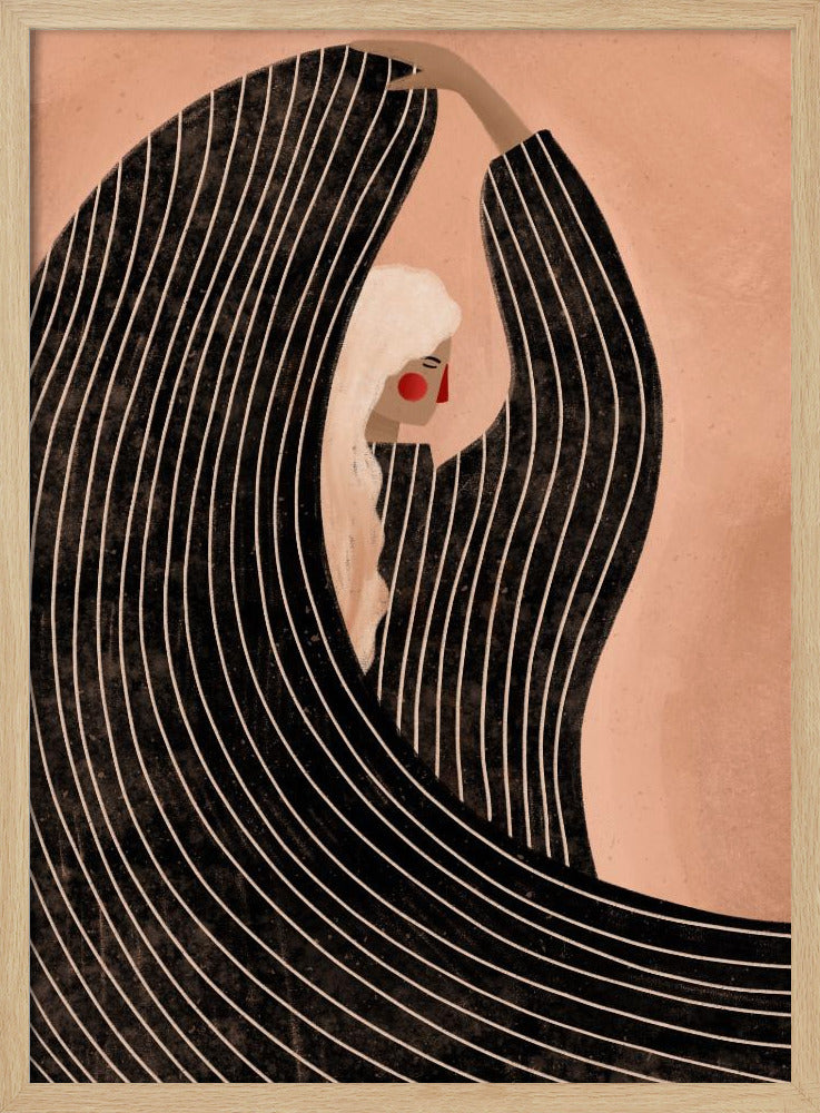 Die Frau mit dem schwarzen Kleid | Poster