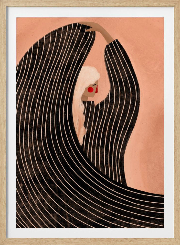 Die Frau mit dem schwarzen Kleid | Poster