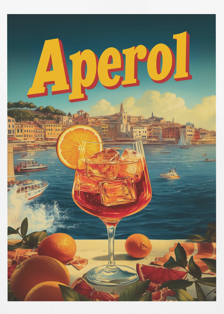 Aperol Vintage -mainos | Julisteet - Taidevedokset