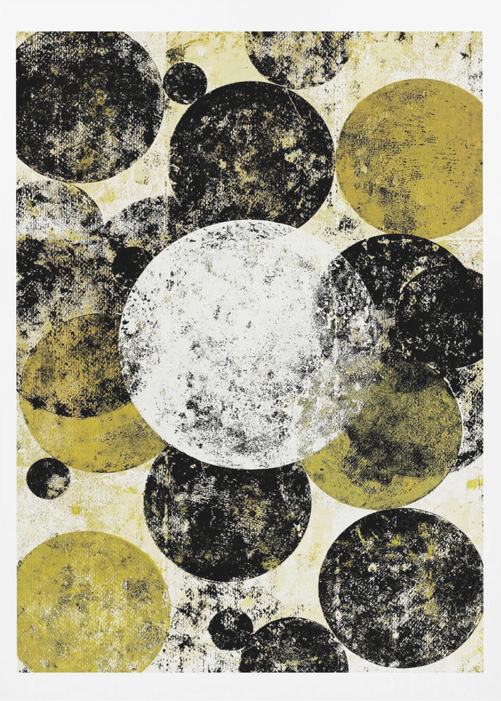 Texturerade cirklar | Poster