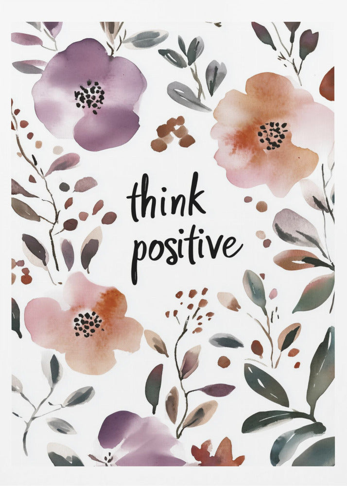Piensa positivo | Posters  - Impresiones de Arte