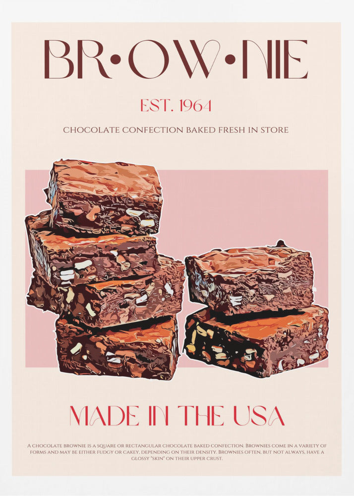 Choco Brownies Delight | Poster