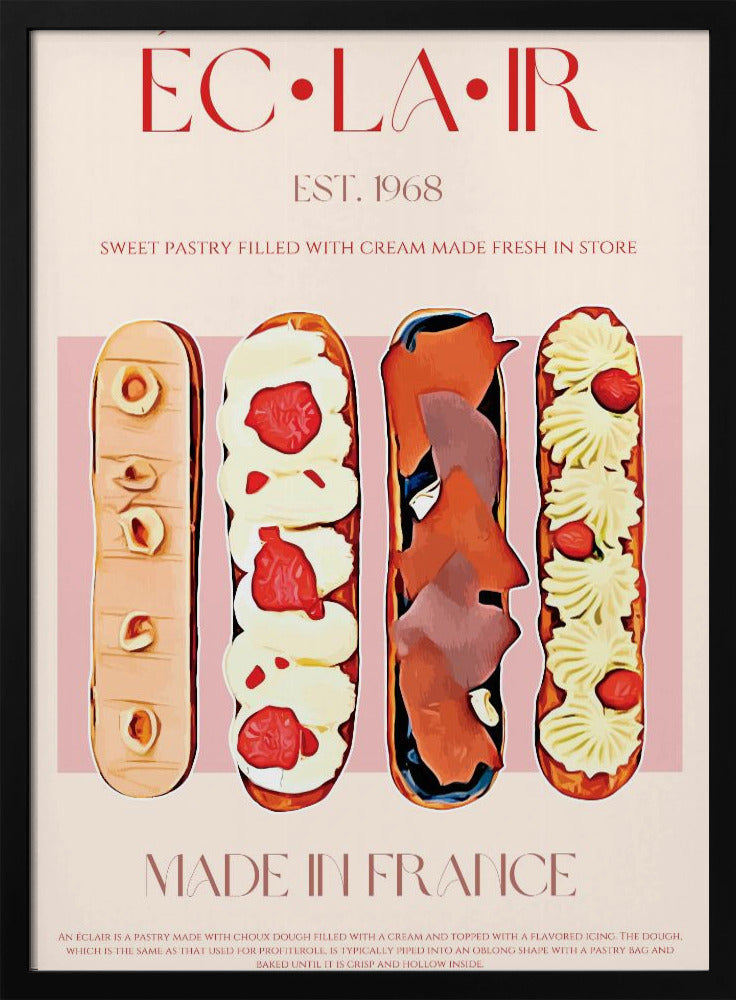 Französischer Gebäckgenuss | Poster
