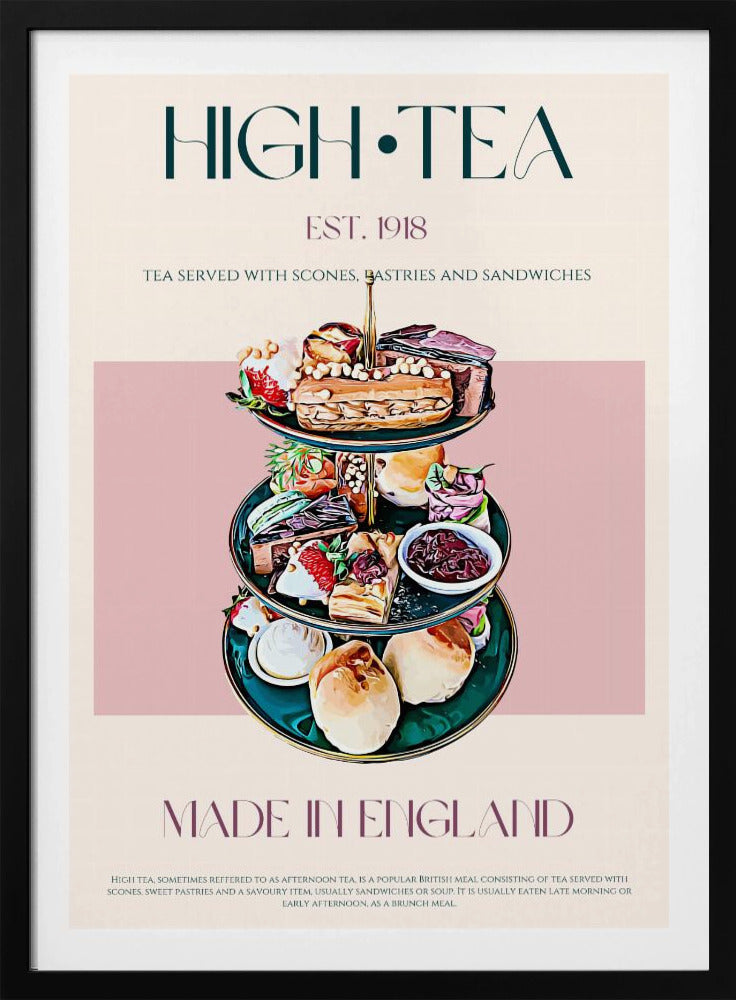 Eleganter High Tea | Poster