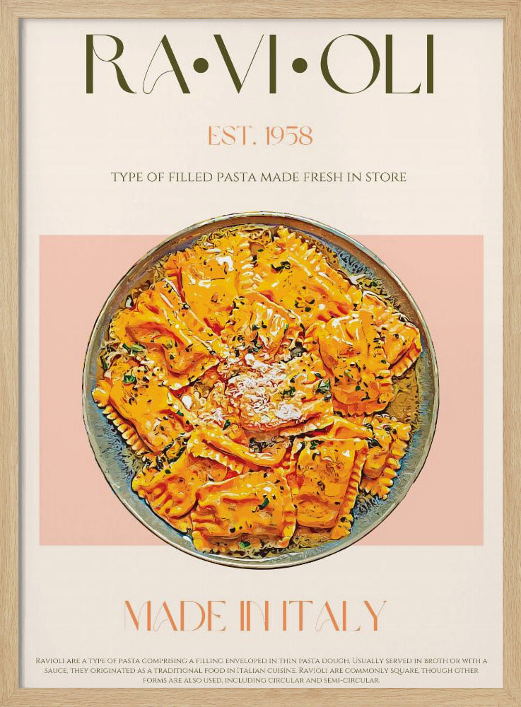 Italienische Herkunft und frische Zutaten | Poster