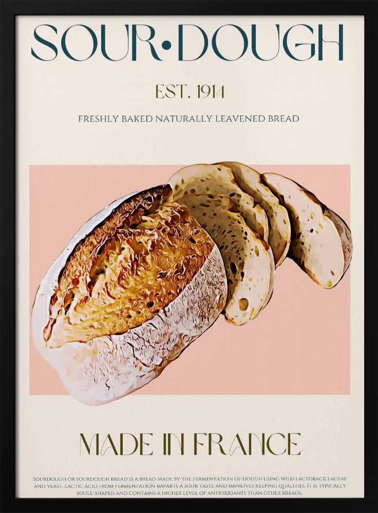 Französischer Brotgenuss | Poster