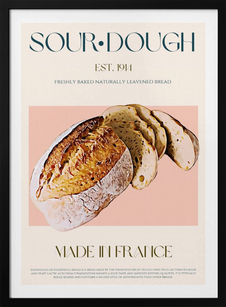 Französischer Brotgenuss | Poster