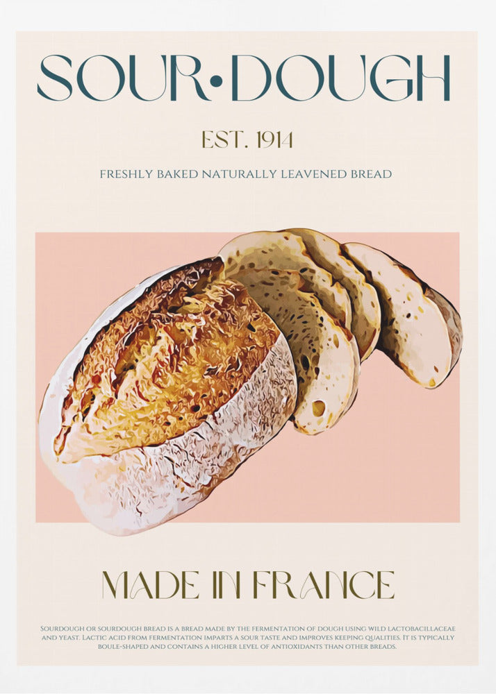 Französischer Brotgenuss | Poster