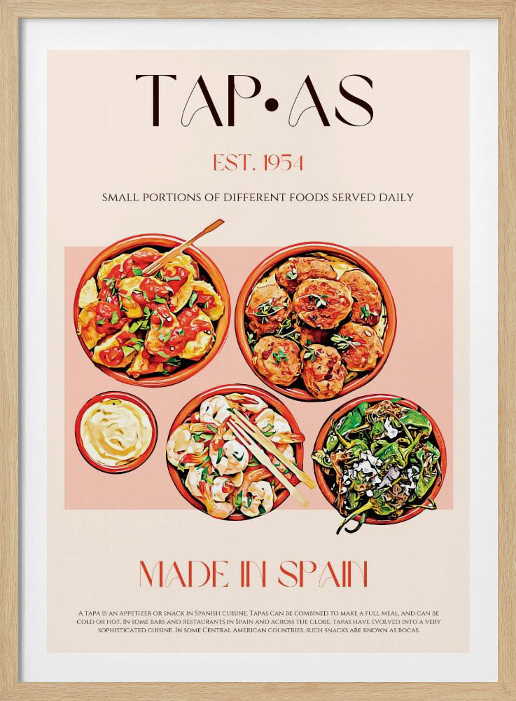 Geschmackvolle spanische Häppchen | Poster